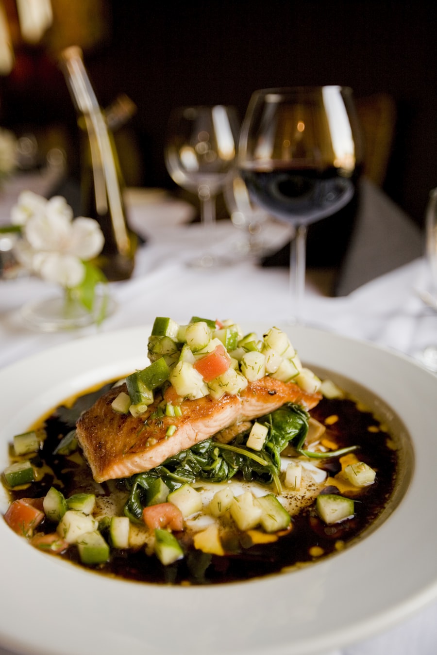 Baked Salmon with Lemon and Herbs
